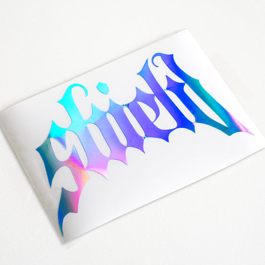 HOLOGRAPHIC STICKER