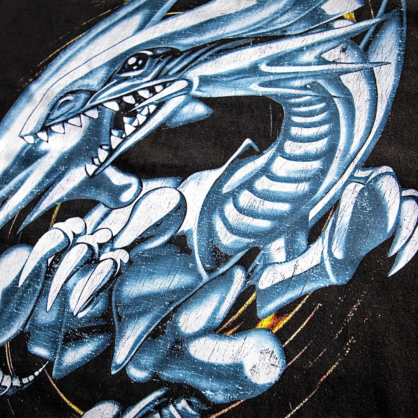 VINTAGE BLUE EYES WHITE DRAGON T-SHIRT